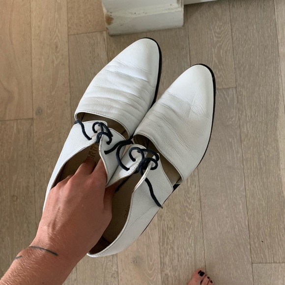 Modern Vice white cut out brogues - Picture 6 of 9